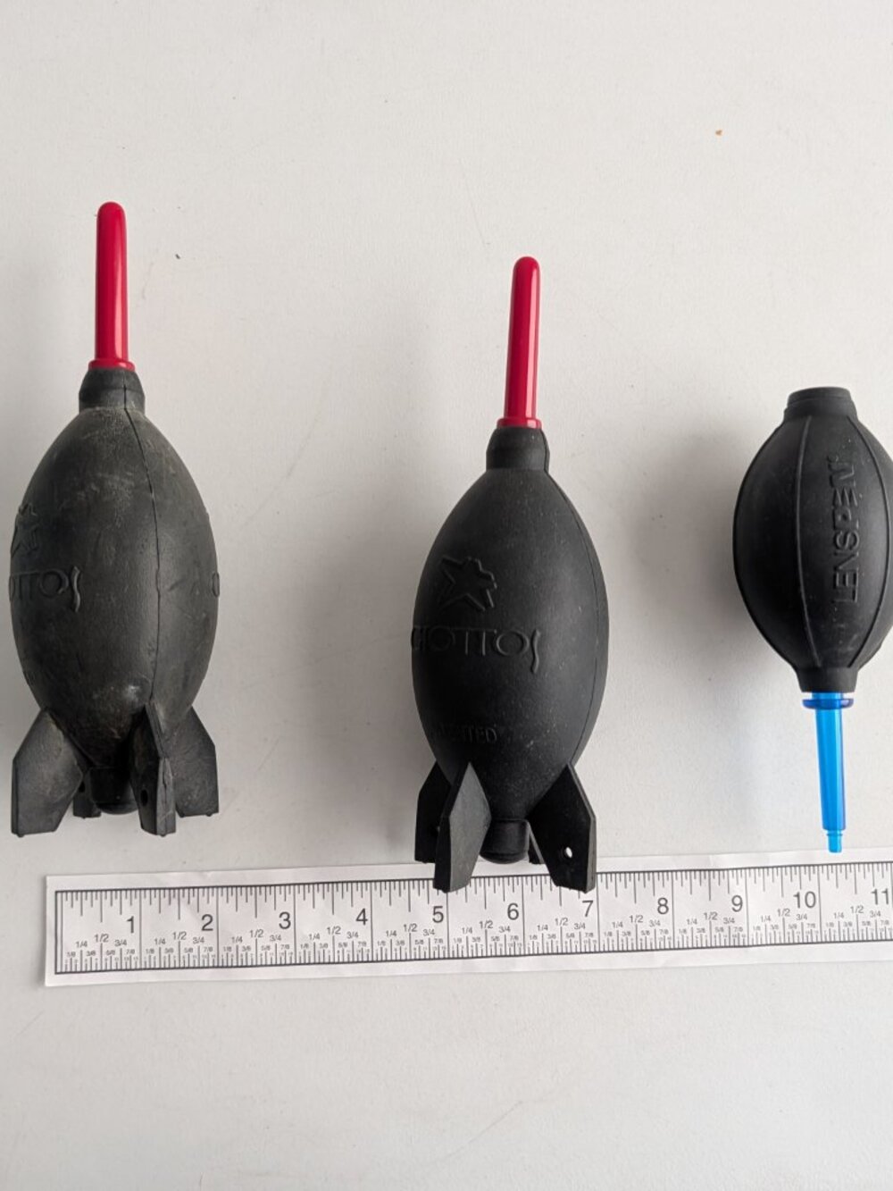 set of 3 PRO Rubber Rocket Air Blower Dusters for DSLR Came